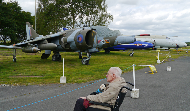 Mooch monkey at Yorkshire Air Museum, Elvington - Harrier