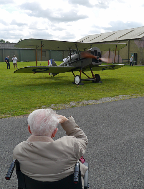 Mooch monkey at Yorkshire Air Museum, Elvington - Royal Aircraft Factory SE.5a