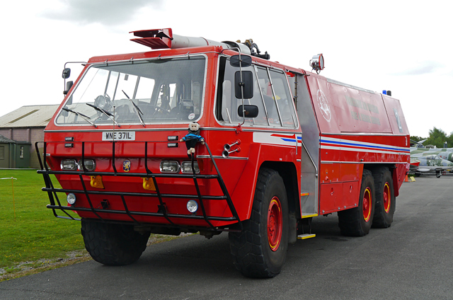 Mooch monkey at Yorkshire Air Museum, Elvington - Fire Service