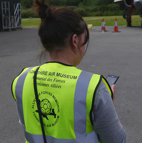 Mooch monkey at Yorkshire Air Museum, Elvington