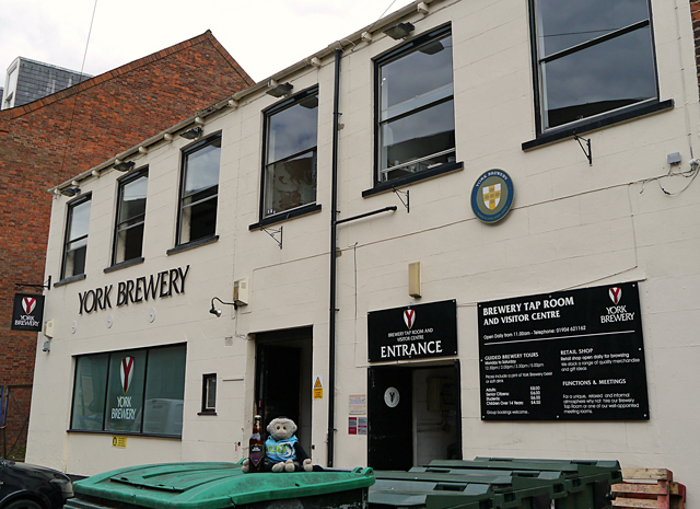 Mooch monkey outside York Brewery