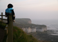 Mooch visits Flamborough Head